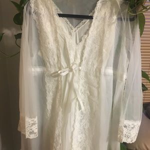 Vintage Peignoir Set